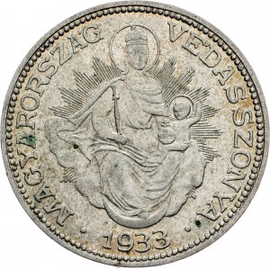 Hungary, 2 Pengo 1933, BP