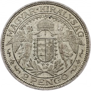 Hungary, 2 Pengo 1938, BP