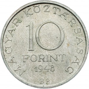 Hungary, 10 Forint 1948, BP