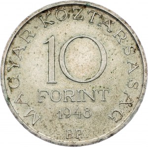 Hungary, 10 Forint 1948, BP