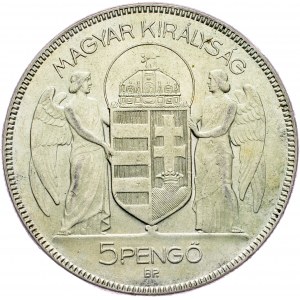 Hungary, 5 Pengo 1930, BP