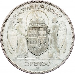 Hungary, 5 Pengo 1930, BP