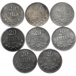 Hungary, Lot of 8pcs