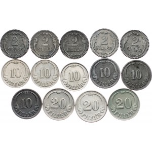 Hungary, Lot of 14pcs