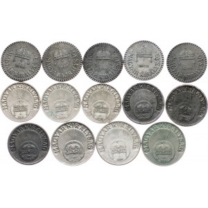 Hungary, Lot of 14pcs