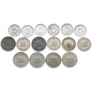 Hungary, Lot of 16pcs
