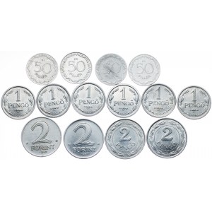 Hungary, Lot of 14pcs