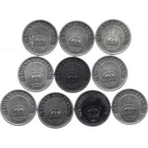 Hungary, Lot of 10pcs