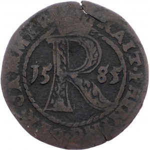 Rudolph II., Raitpfennig 1585, Joachimsthal