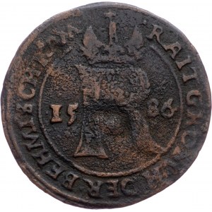 Rudolph II., Raitpfennig 1586, Prague