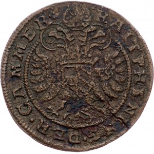 Rudolph II., Raitpfennig 1586, Budweis