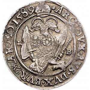 Rudolph II., 1/4 Thaler 1589, KB, Kremnitz
