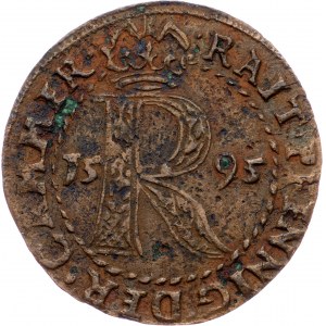 Rudolph II., Raitpfennig 1595, Joachimsthal