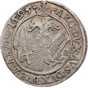 Rudolph II., 1/4 Thaler 1595, KB, Kremnitz