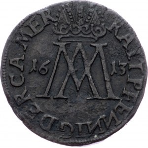 Matthias II., Raitpfennig 1613, Joachimsthal