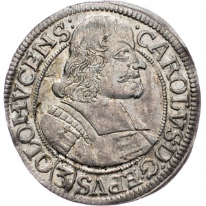 Karl II. von Liechtenstein, 3 Kreuzer 1670, Kroměříž