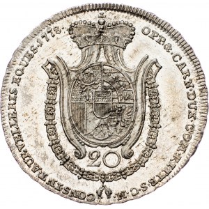 Franz Joseph, 20 Kreuzer 1778, Vienna