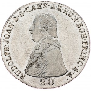 Rudolf Johann, 20 Kreuzer 1820, Vienna