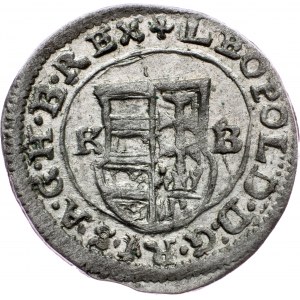 Leopold I., Denar 1673, KB, Kremnitz