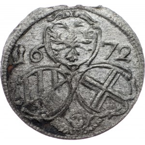 Leopold I., 2 Pfennig 1672, Vienna