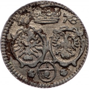 Leopold I., 1/2 Kreuzer 1678, Oppeln