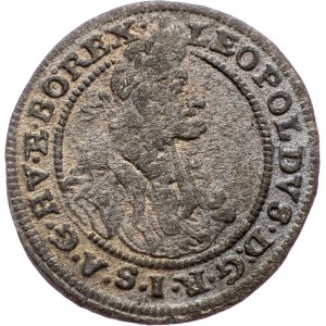 Leopold I., 1 Kreuzer 1694, CB, Brieg