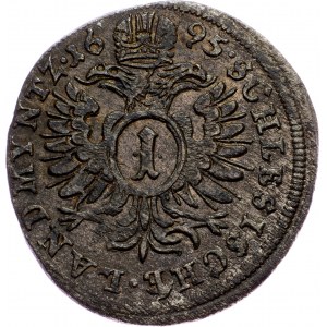 Leopold I., 1 Kreuzer 1695, Oppeln