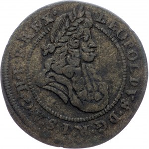 Leopold I., 1 Kreuzer 1697, CB, Brieg