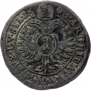 Leopold I., 1 Kreuzer 1698, MMW, Breslau