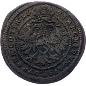 Leopold I., 1 Kreuzer 1698, Vienna