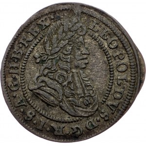 Leopold I., 1 Kreuzer 1699, FN, Oppeln