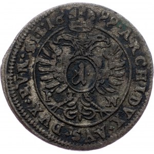 Leopold I., 1 Kreuzer 1699, FN, Oppeln