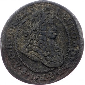 Leopold I., 1 Kreuzer 1699, FN, Oppeln