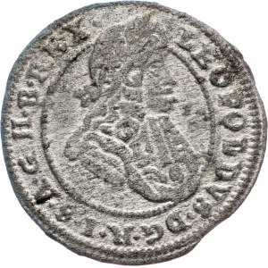 Leopold I., 1 Kreuzer 1699, FN, Oppeln