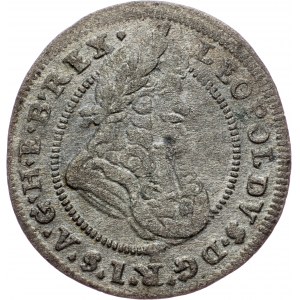 Leopold I., 1 Kreuzer 1701, FN, Oppeln