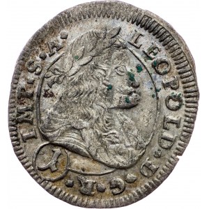 Leopold I., 1 Kreuzer 1703, Kuttenberg