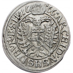 Leopold I., 3 Kreuzer 1666, SHS, Breslau