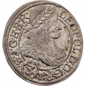 Leopold I., 3 Kreuzer 1667, SHS, Breslau