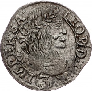 Leopold I., 3 Kreuzer 1668, Kuttenberg