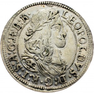 Leopold I., 3 Kreuzer 1668, Hall