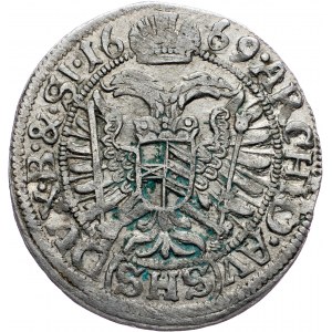 Leopold I., 3 Kreuzer 1669, SHS, Breslau