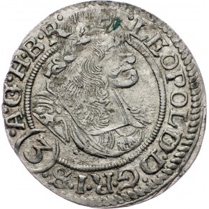 Leopold I., 3 Kreuzer 1669, SHS, Breslau