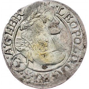 Leopold I., 3 Kreuzer 1669, SHS, Breslau