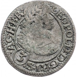 Leopold I., 3 Kreuzer 1669, SHS, Breslau