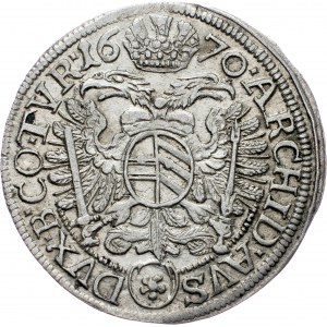 Leopold I., 3 Kreuzer 1670, Vienna