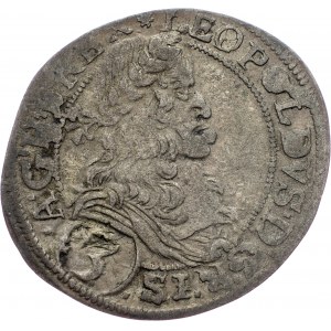 Leopold I., 3 Kreuzer 1670, Vienna