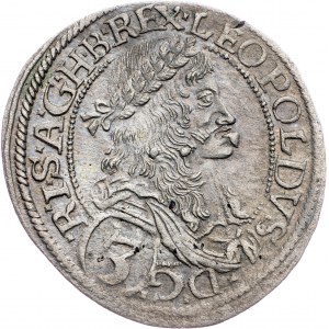 Leopold I., 3 Kreuzer 1672, Vienna