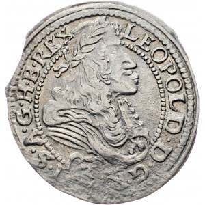 Leopold I., 3 Kreuzer 1695, NB, Nagybanya