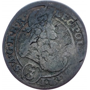 Leopold I., 3 Kreuzer 1696, CB, Brieg