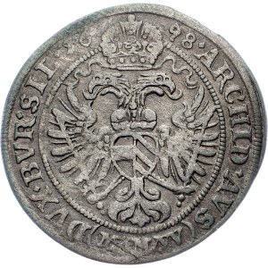 Leopold I., 3 Kreuzer 1698, MMW, Breslau